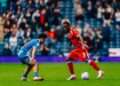 Zak Sturge in action against Blackburn Rovers. Image: Millwall FC