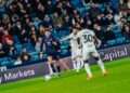Caleb Taylor on the ball against Swansea City. Image: Millwall FC